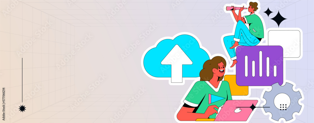 Business People Flat Vector Concept Operation Hand Drawn Illustration
Business People Flat Vector Concept Operation Hand Drawn Illustration
