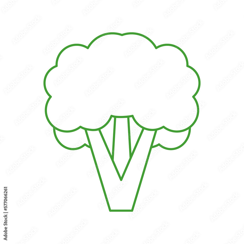 broccoli icon PNG image transparent background broccoli icon PNG image transparent background