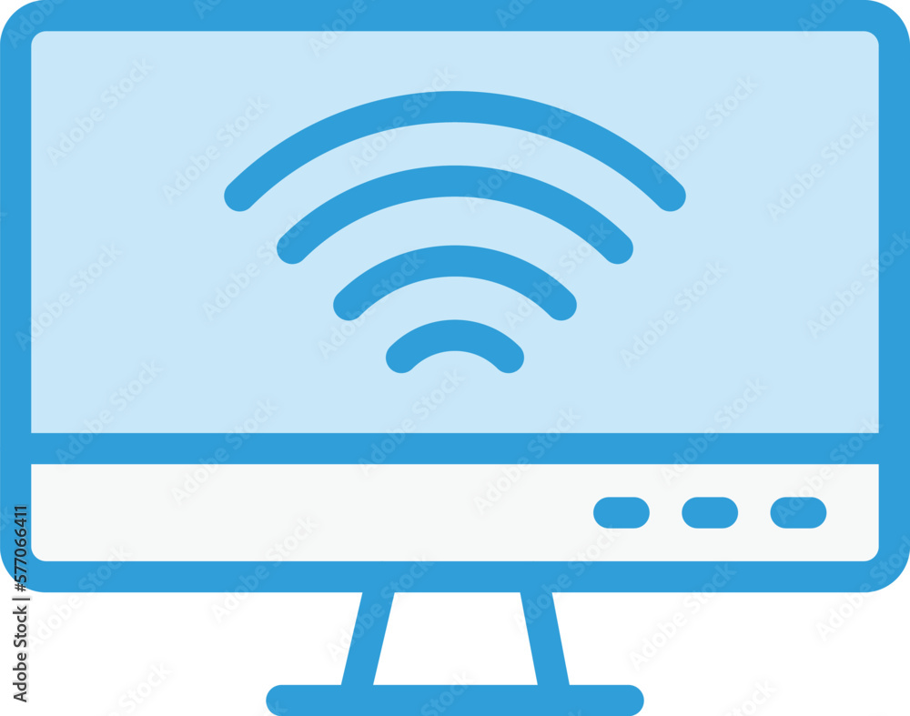 LCD Vector Icon Design Illustration LCD Vector Icon Design Illustration