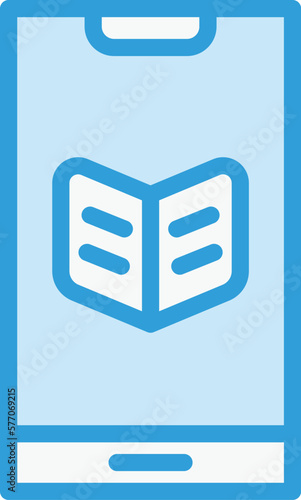 Ebook Vector Icon Design Illustration