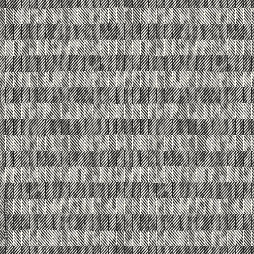 Monochrome Moiré Textured Broken Striped Pattern