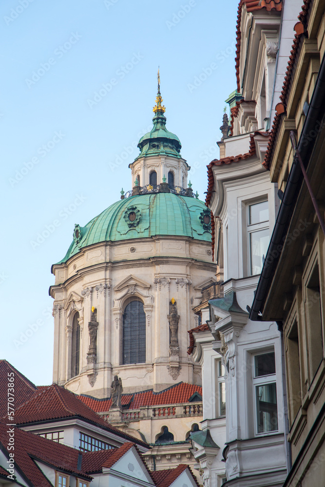 walking the narrow streets of Prague
