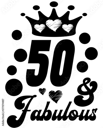 Fifty Birthday design