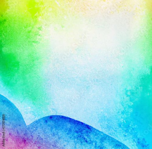 Vivid watercolor background, high contrast, Generative AI