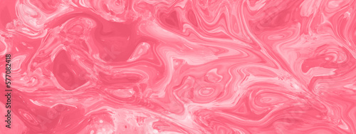 Luxury white red marble texture pattern background for your design. Beautiful fluid abstract paint background.