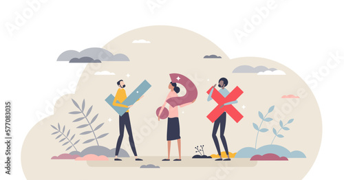 Online reputation and web company good fame management tiny person concept, transparent background. Positive business feedback and trust ranking after user and customer experience illustration.