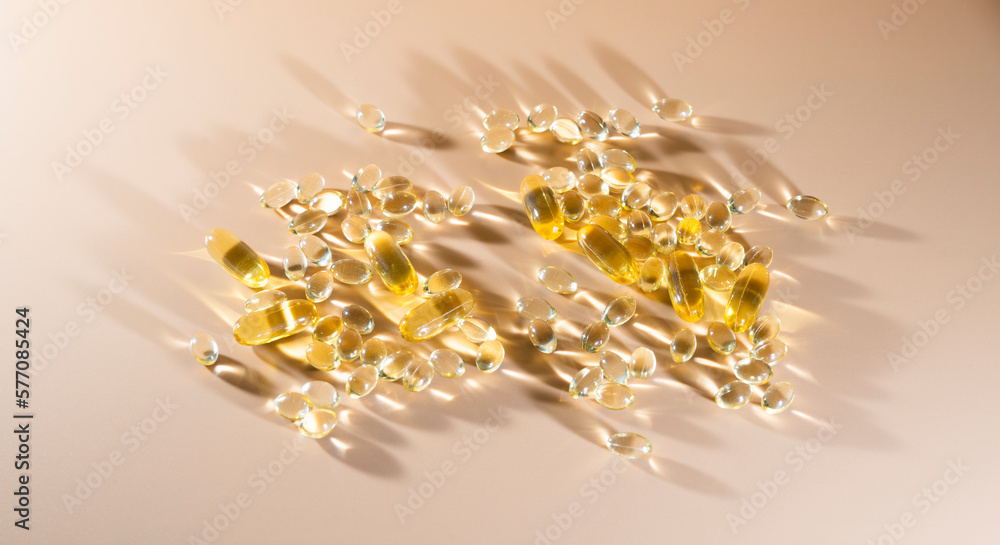 Vitamin D, omega 3, omega 6, Food supplement oil filled fish oil, vitamin A, vitamin E, flaxseed oil. Vitamin D, omega 3, omega 6, Food supplement oil filled fish oil, vitamin A, vitamin E, flaxseed oil.