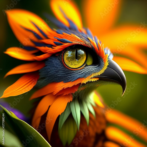 Close up portrait fantasy b...