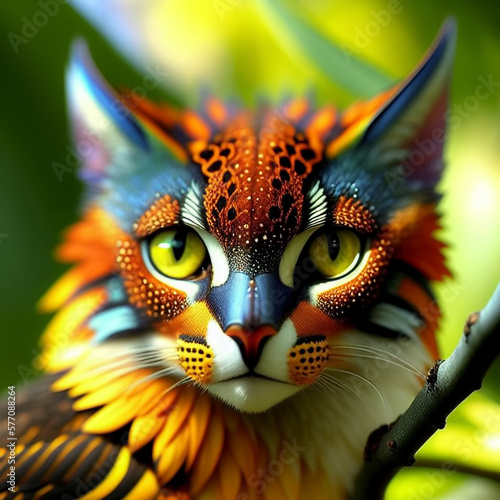 Cute baby cat with big eyes...