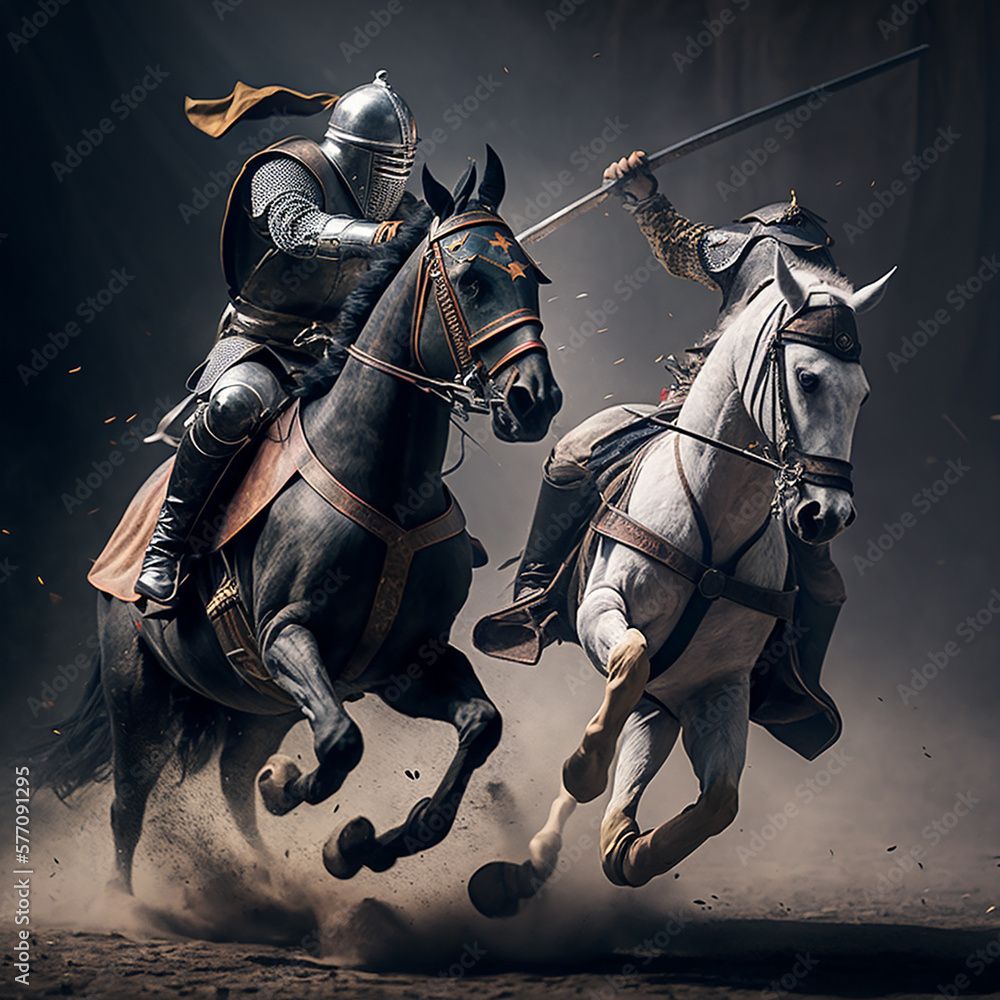 knights on horseback knights on horseback
