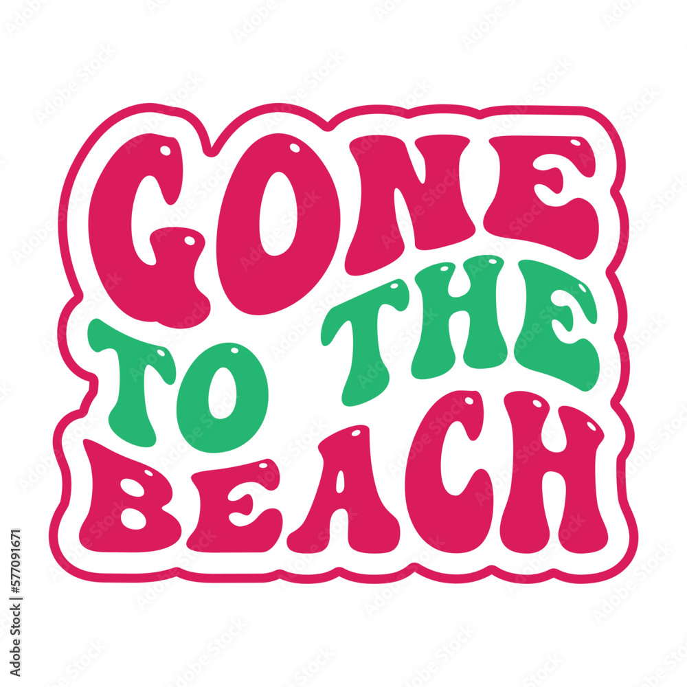 Retro Beach t-shirt design, 