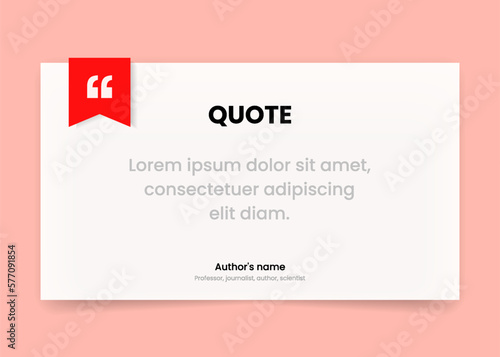3D bubble testimonial banner, quote, infographic. Social media post template designs for quotes. Empty speech bubbles, quote bubbles and text box. Vector Illustration EPS10.