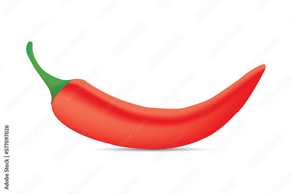 Red hot chili pepper vector Red hot chili pepper vector