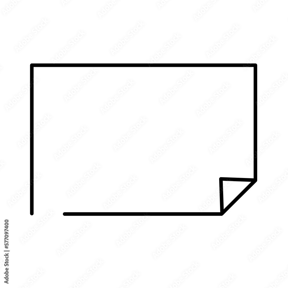 blank folded paper icon blank folded paper icon