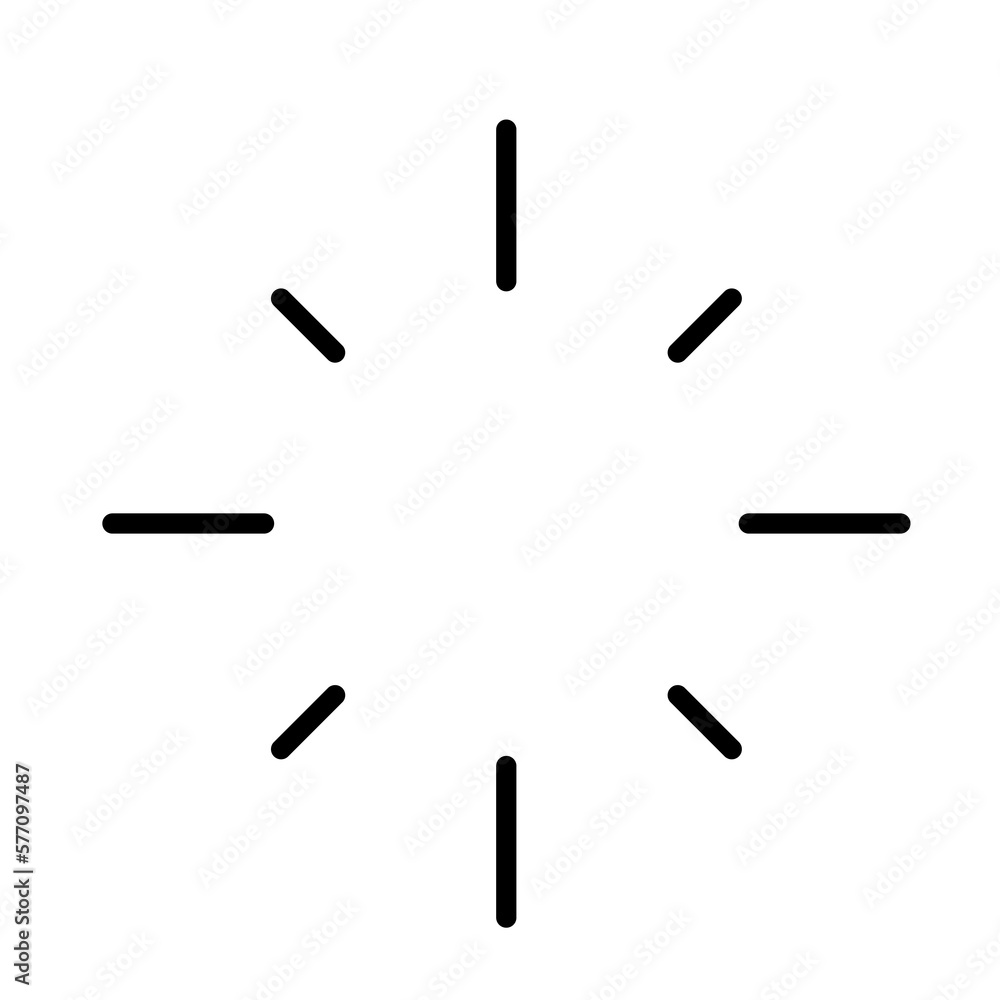 simple light rays element simple light rays element