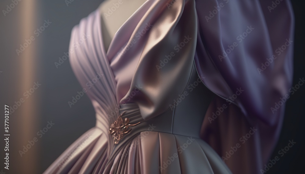 ribbon tie back dress