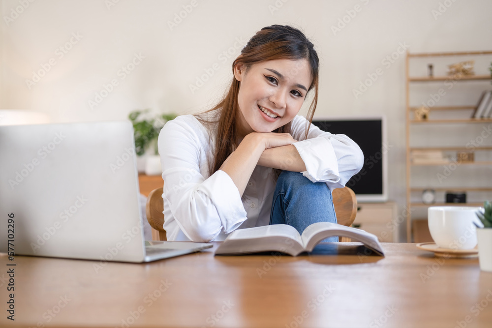 Happy cheerful cute beautiful business woman in office. Happy cheerful cute beautiful business woman in office.