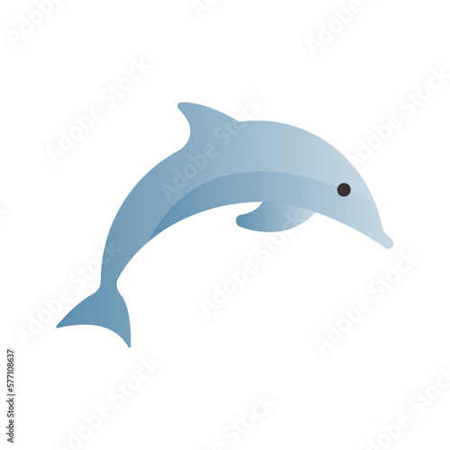 Dolphin icon. sign for mobile concept and web design. vector illustration
