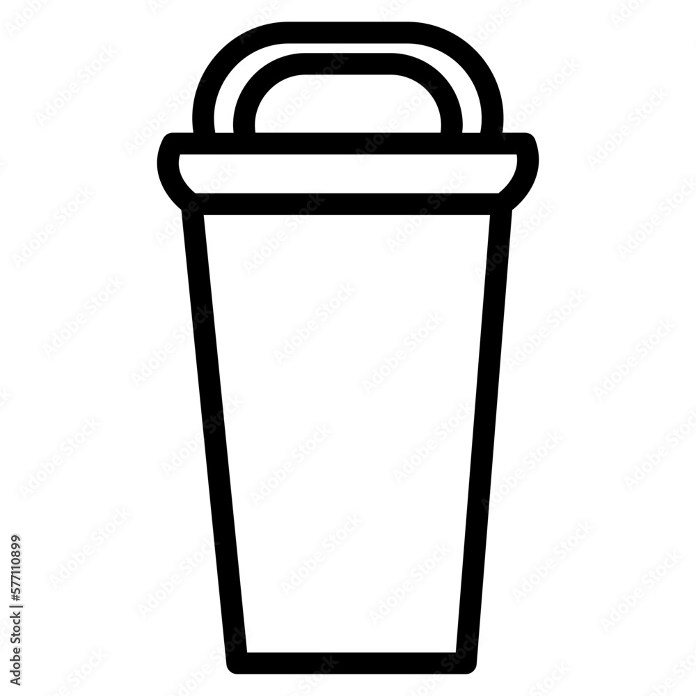 rubbish bin line rubbish bin line