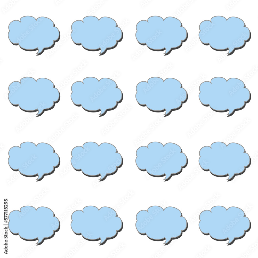 Pastel Talk bubble, Speech bubble, Speech balloon, Chat bubble, line art vector icon for apps and websites Pastel Talk bubble, Speech bubble, Speech balloon, Chat bubble, line art vector icon for apps and websites