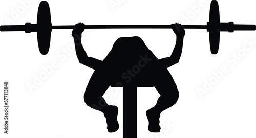 female athlete bench press powerlifting competition