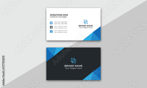 Modern Business Card, Creative and Clean Business Card Template, modern yellow business card template, Luxury business card design template, Personal visiting card, Futuristic business card design.