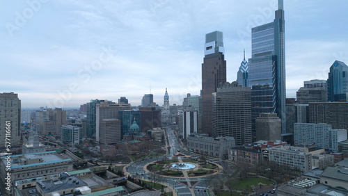 City of Philadelphia - aerial view - drone photography