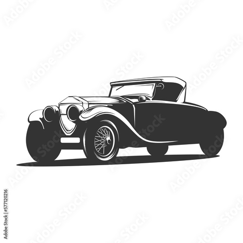 Plakat vintage car