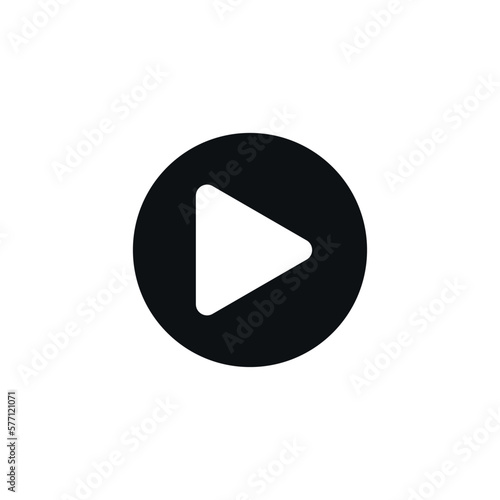 Leaked video player vector flat icon in gray color.