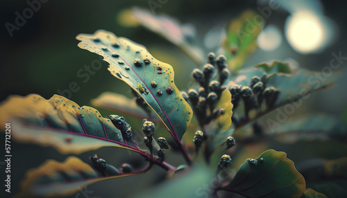 Wallpaper Mural Green leaf texture. Leaf texture, Macro Photography, Bokeh Torontodigital.ca