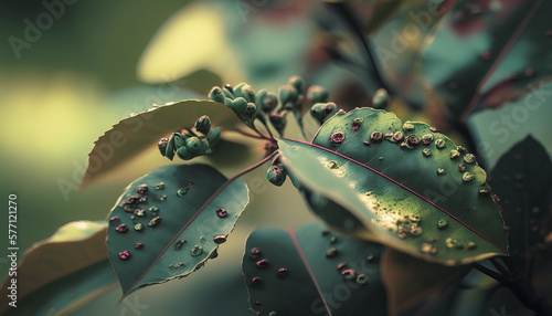Wallpaper Mural Green leaf texture. Leaf texture, Macro Photography, Bokeh Torontodigital.ca