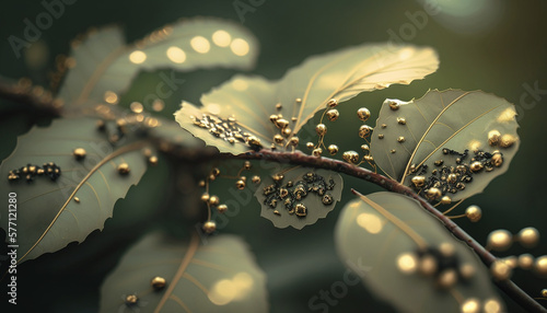 Wallpaper Mural Green leaf texture. Leaf texture, Macro Photography, Bokeh Torontodigital.ca