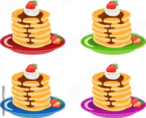 vector pancake stacks