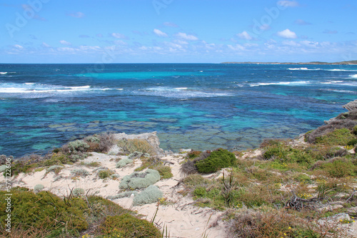 indian ocean at rottnest island  australia 