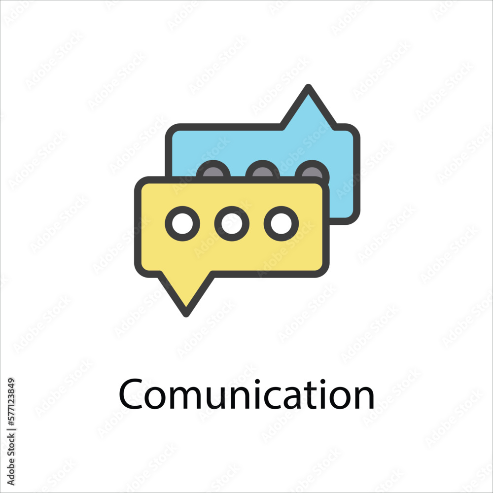 communication icon vector stock communication icon vector stock