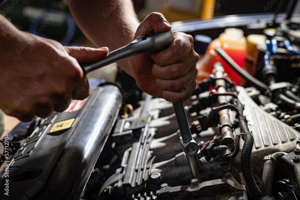 Fuel system. Car maintenance. Repairman. Auto service. Fuel system. Car maintenance. Repairman. Auto service.