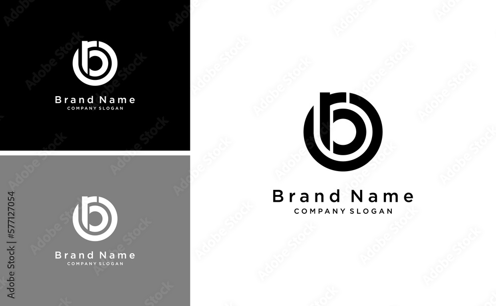 simple letter RBO or ORB logo design with circle monogram idea vector simple letter RBO or ORB logo design with circle monogram idea vector