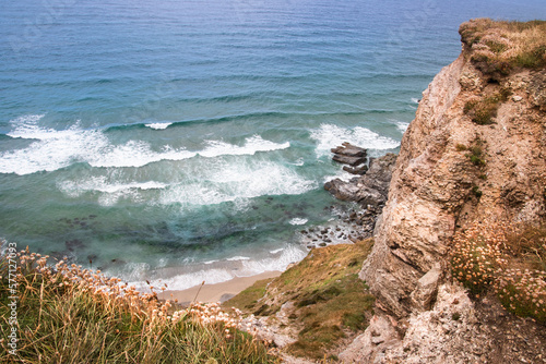 waves and rocks