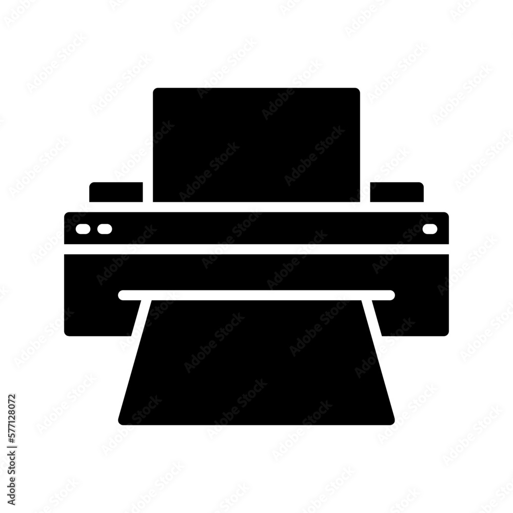 Print icon. sign for mobile concept and web design. vector illustration Print icon. sign for mobile concept and web design. vector illustration