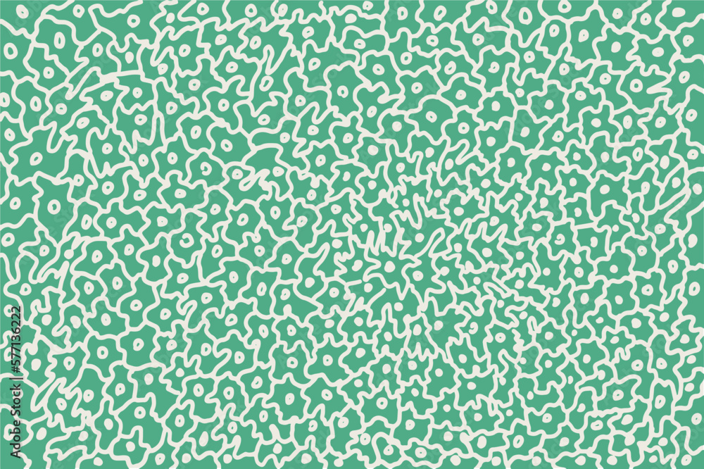 Green and white pattern. Spring pattern. Floral stylized pattern. Drawing flowers vector. Drawing abstraction for things and interior. Flowers abstraction. Chamomile graphic pattern. Green and white pattern. Spring pattern. Floral stylized pattern. Drawing flowers vector. Drawing abstraction for things and interior. Flowers abstraction. Chamomile graphic pattern.