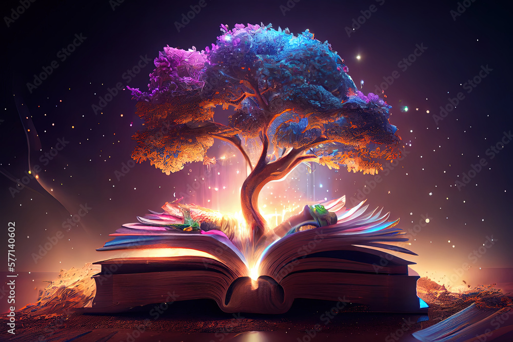 The concept of education by planting a tree of knowledge in the opening