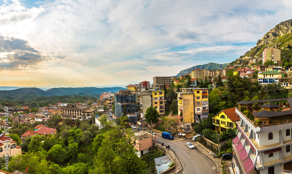 Fototapeta premium View from Kruja castle, Albania