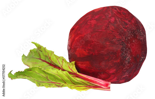 Fresh Beet with leaves photo