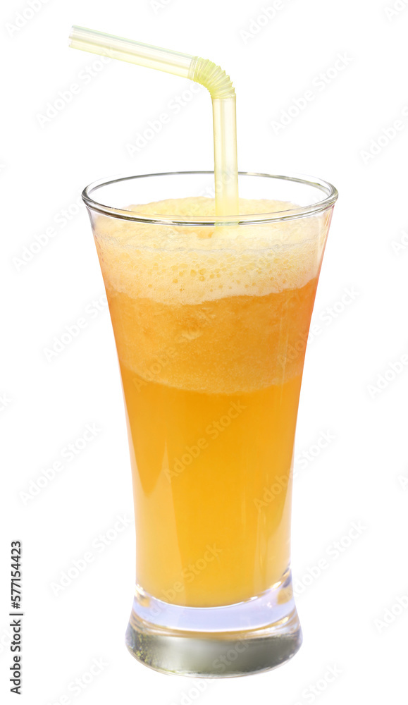 Pineapple juice in a glass Pineapple juice in a glass