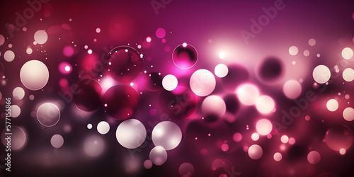 background bokeh magenta bubbles-ai generative © Klay