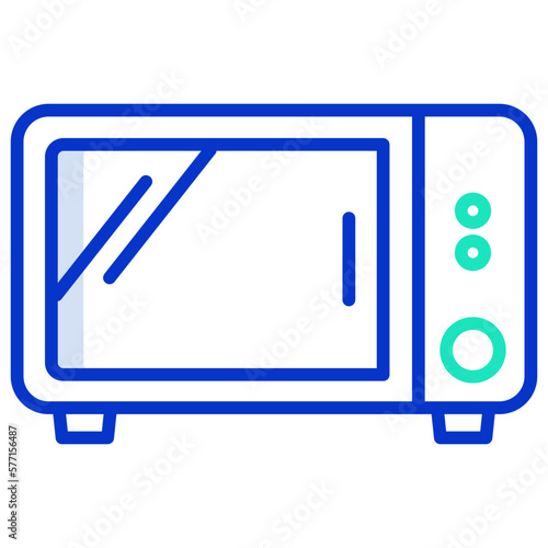 Microwave oven icons