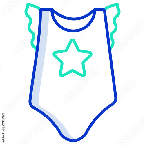 kids singlet dress icon