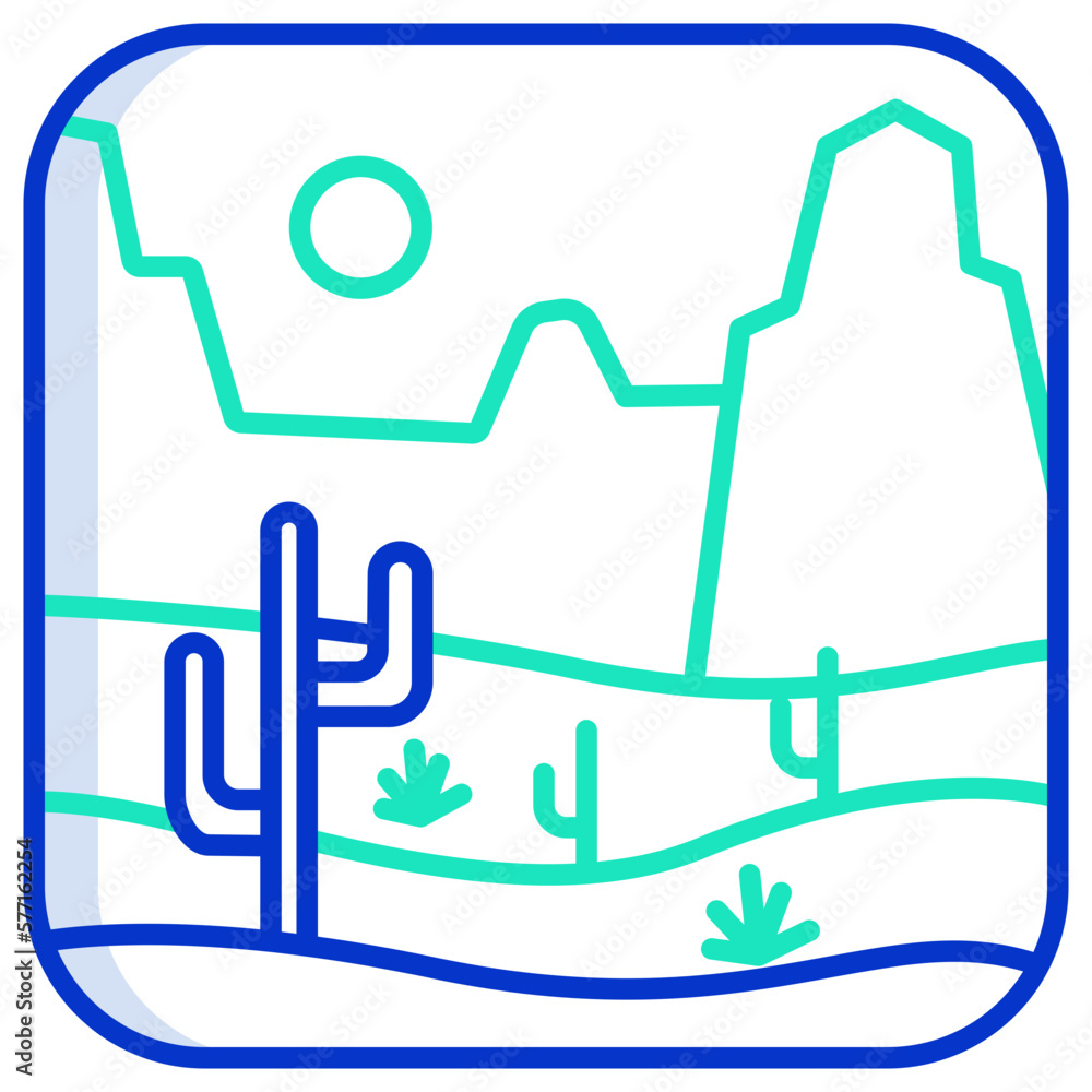 Obraz premium landscape icon