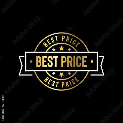 Best Price Golden Stamp Seal Vector Template