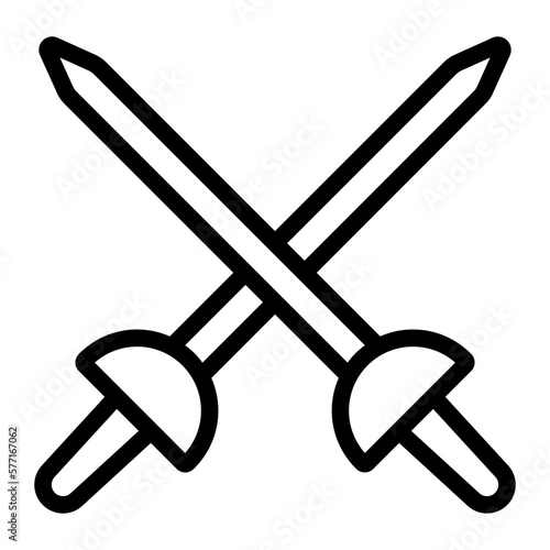 fencing line icon